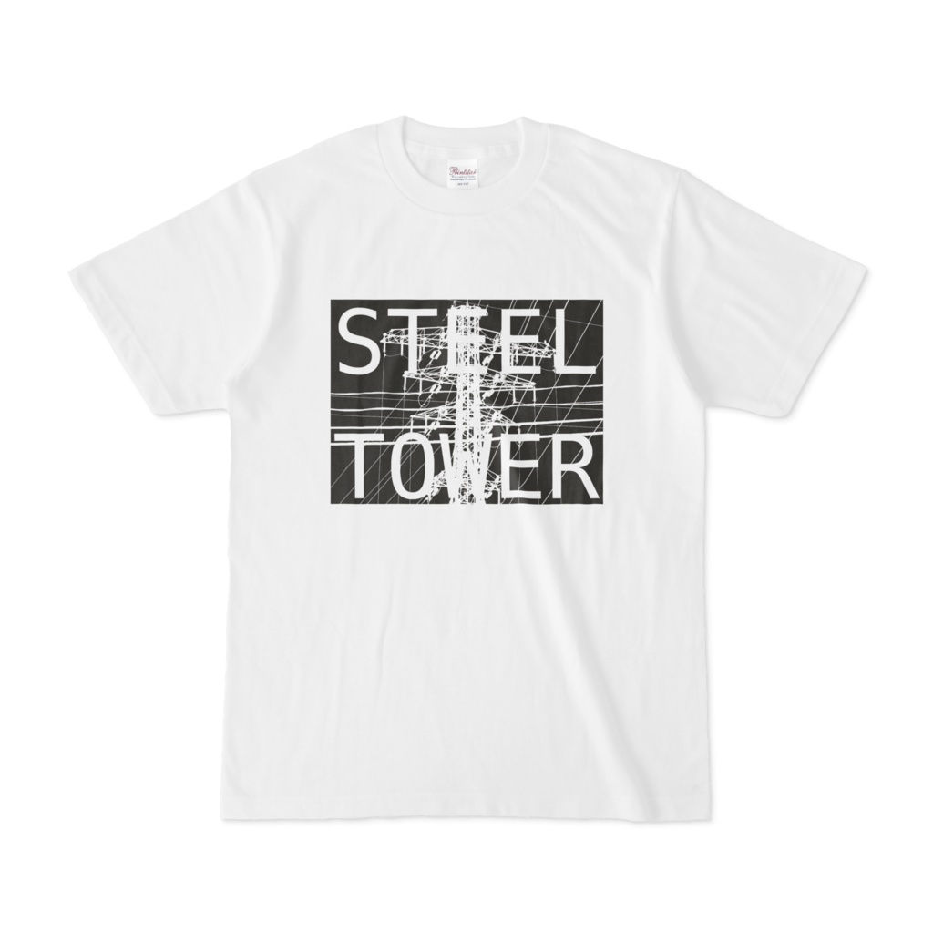 Tシャツ ホワイト STEEL☆TOWER