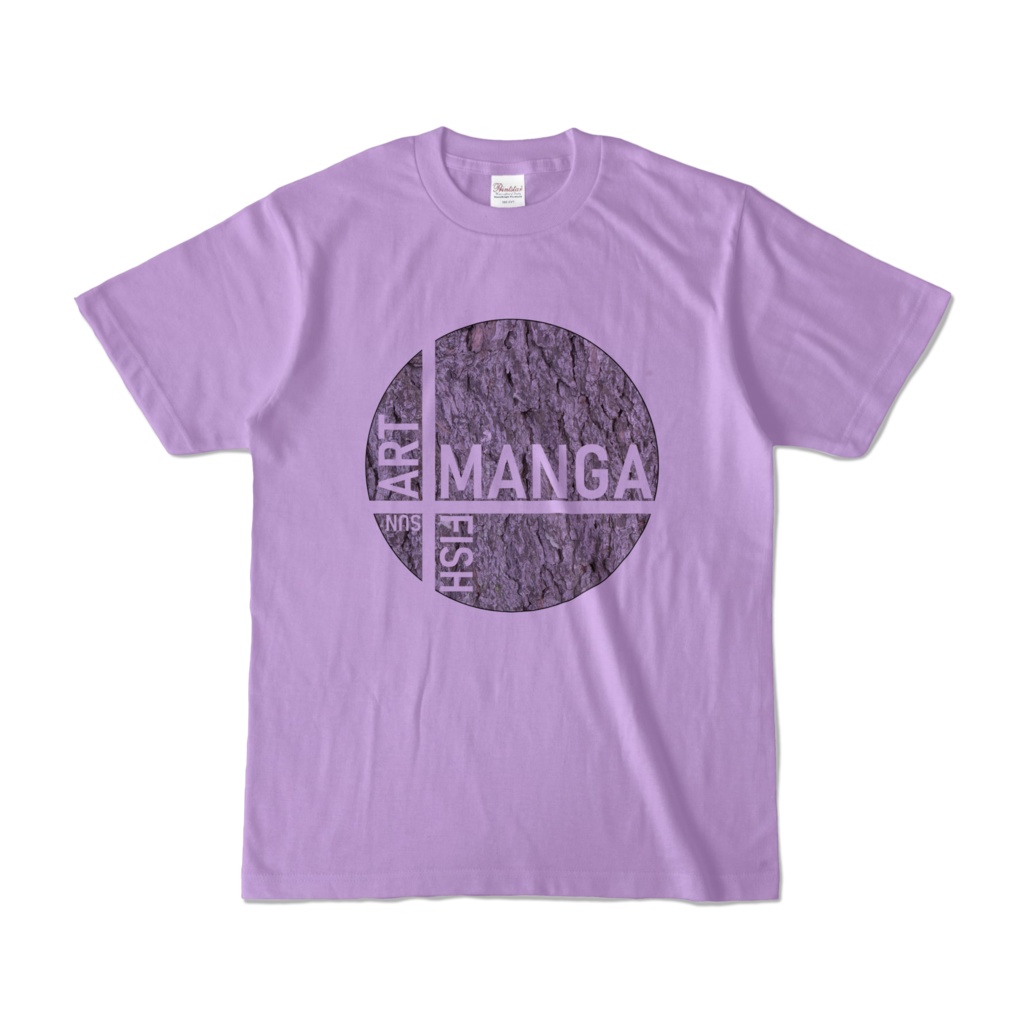 Tシャツ ライトパープル E☆W_BALL