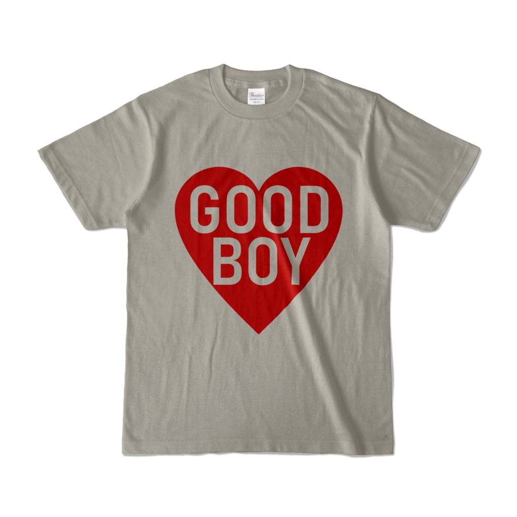 Tシャツ | シルバーグレー | GOOD_BOY_HEART