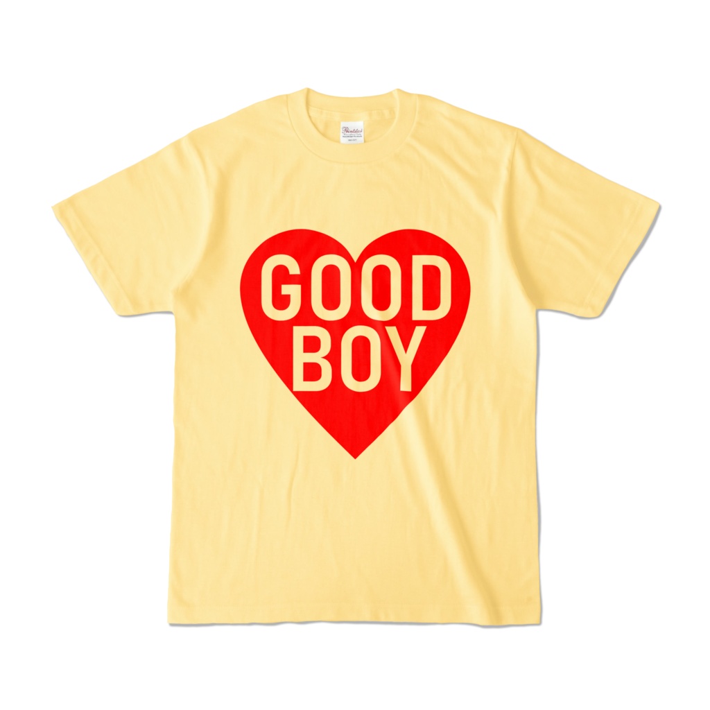 Tシャツ | ライトイエロー | GOOD_BOY_HEART