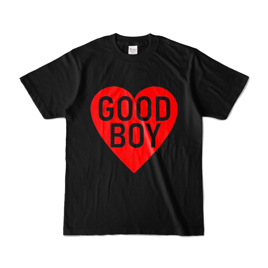 Tシャツ | ブラック | GOOD_BOY_HEART