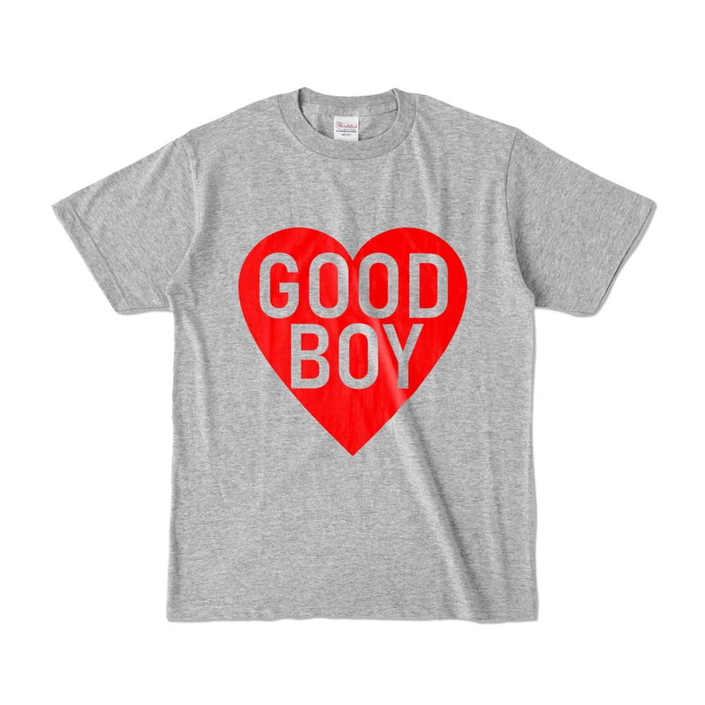 Tシャツ | 杢グレー | GOOD_BOY_HEART