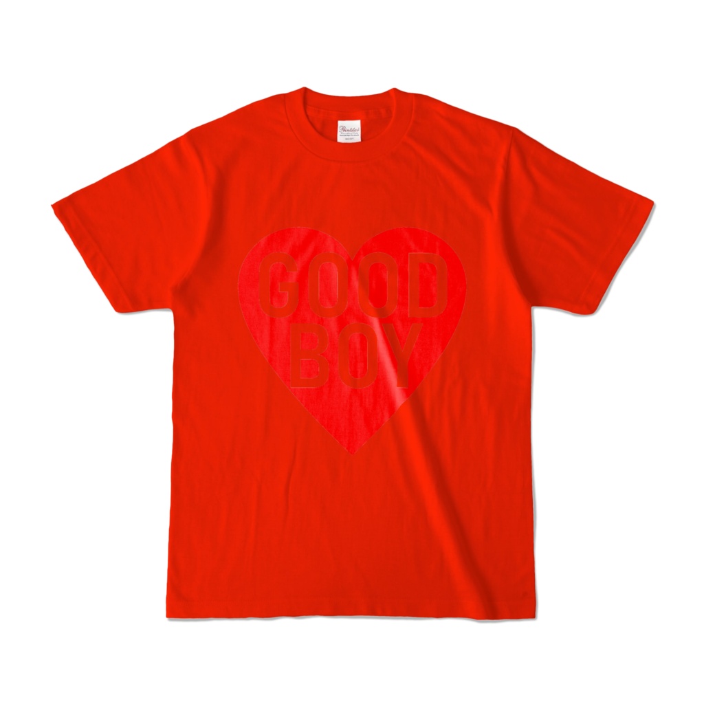 Tシャツ | レッド | GOOD_BOY_HEART
