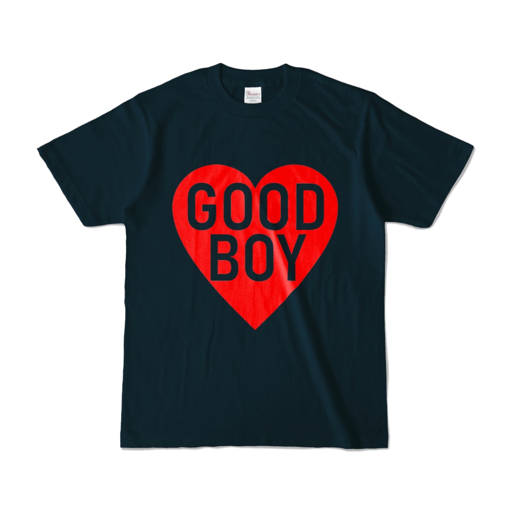 Tシャツ | ネイビー | GOOD_BOY_HEART