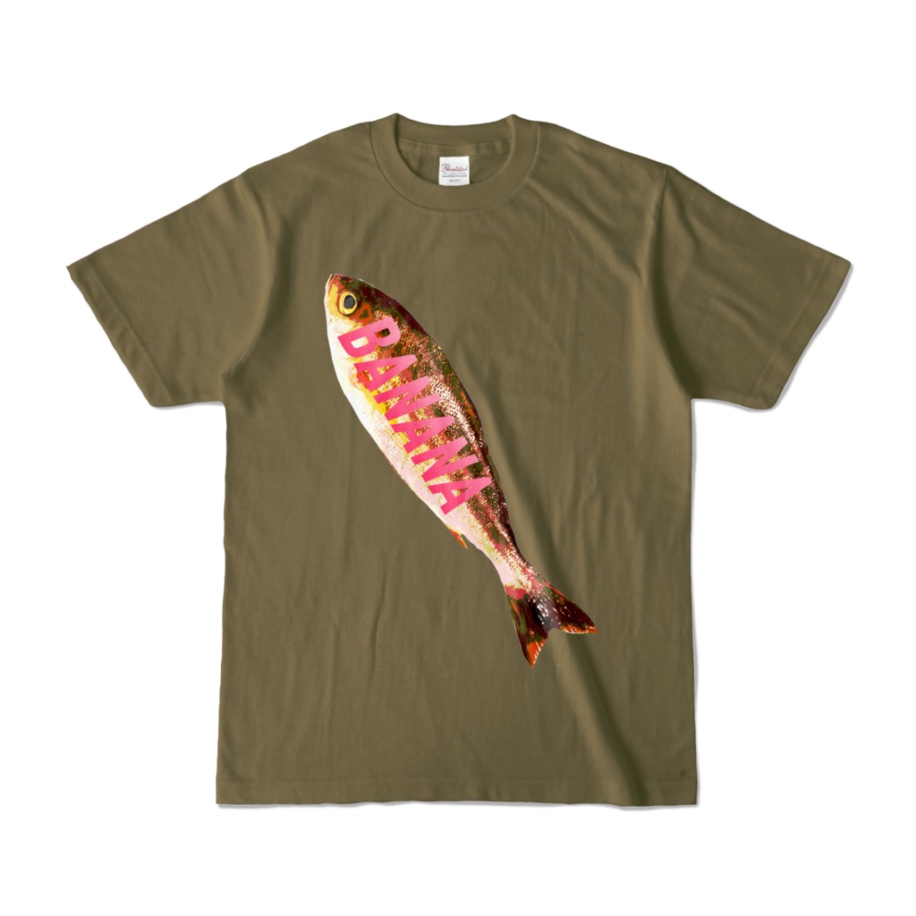 Tシャツ | オリーブ | BANANA_SAKANA