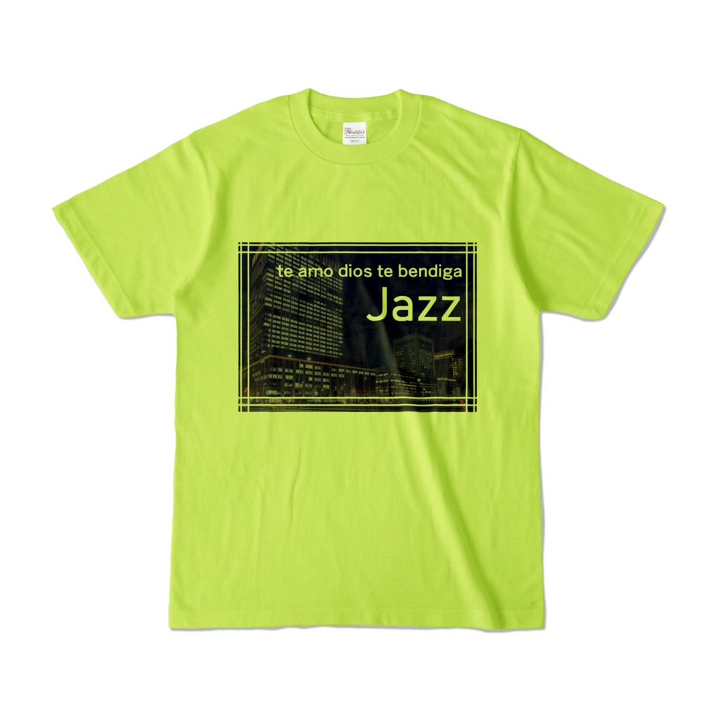 Tシャツ ライトグリーン Jazz_Night_F