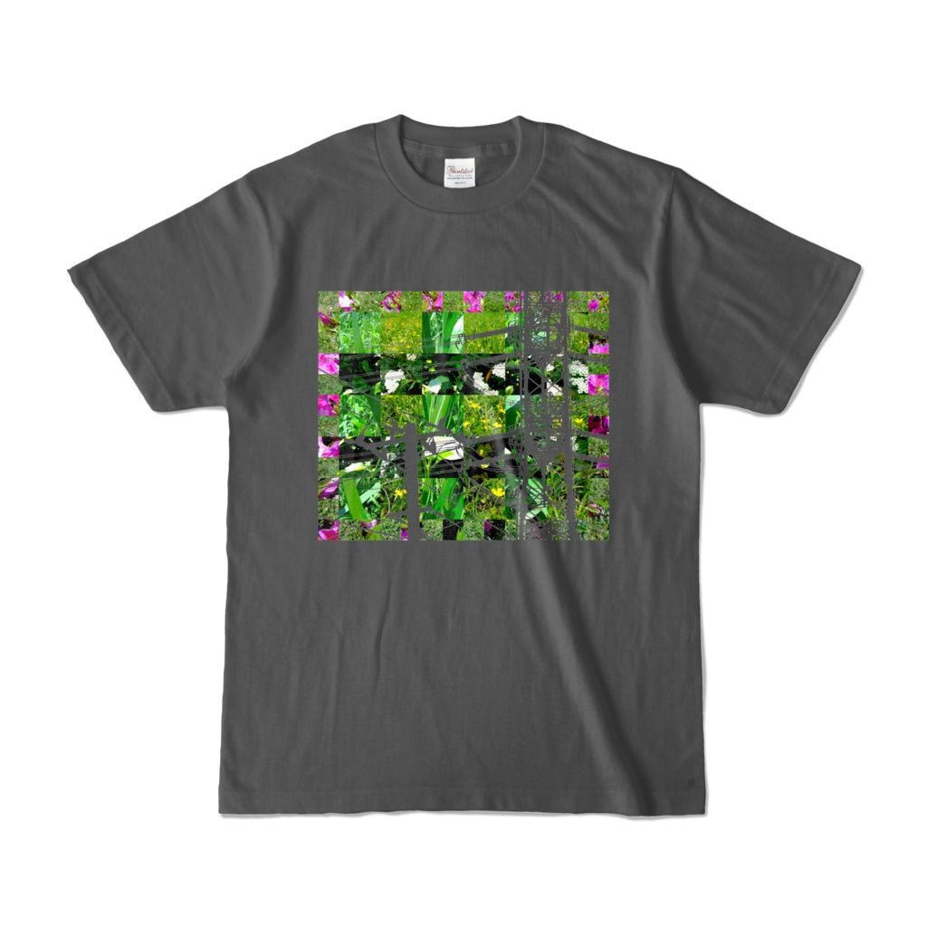 Tシャツ チャコール Grass_Tower