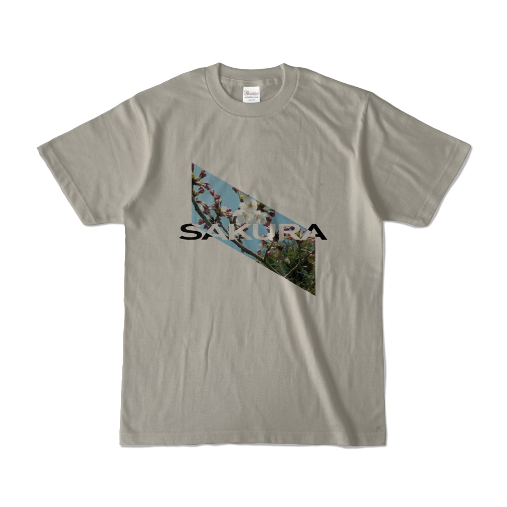 Tシャツ | シルバーグレー | Slant_SAKURA