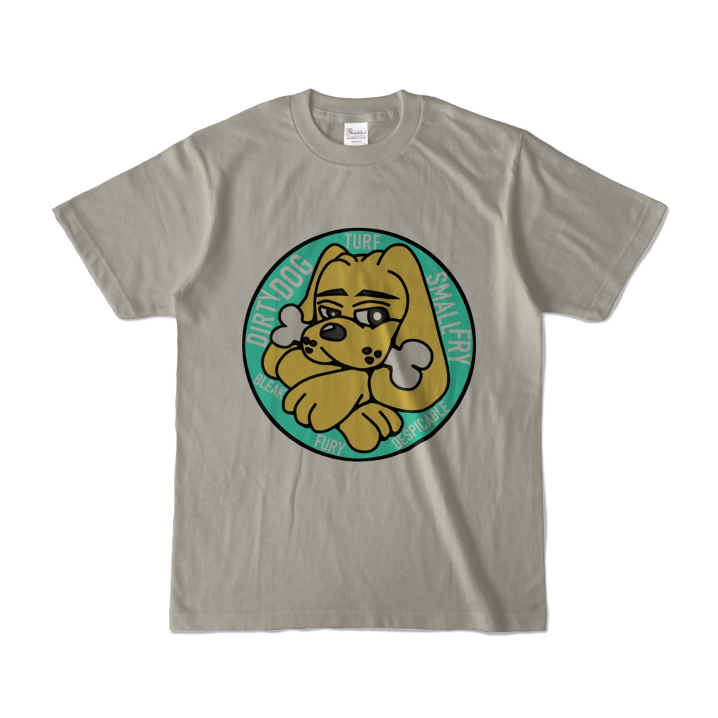 Tシャツ | シルバーグレー | DIRTY♀ワンちゃん
