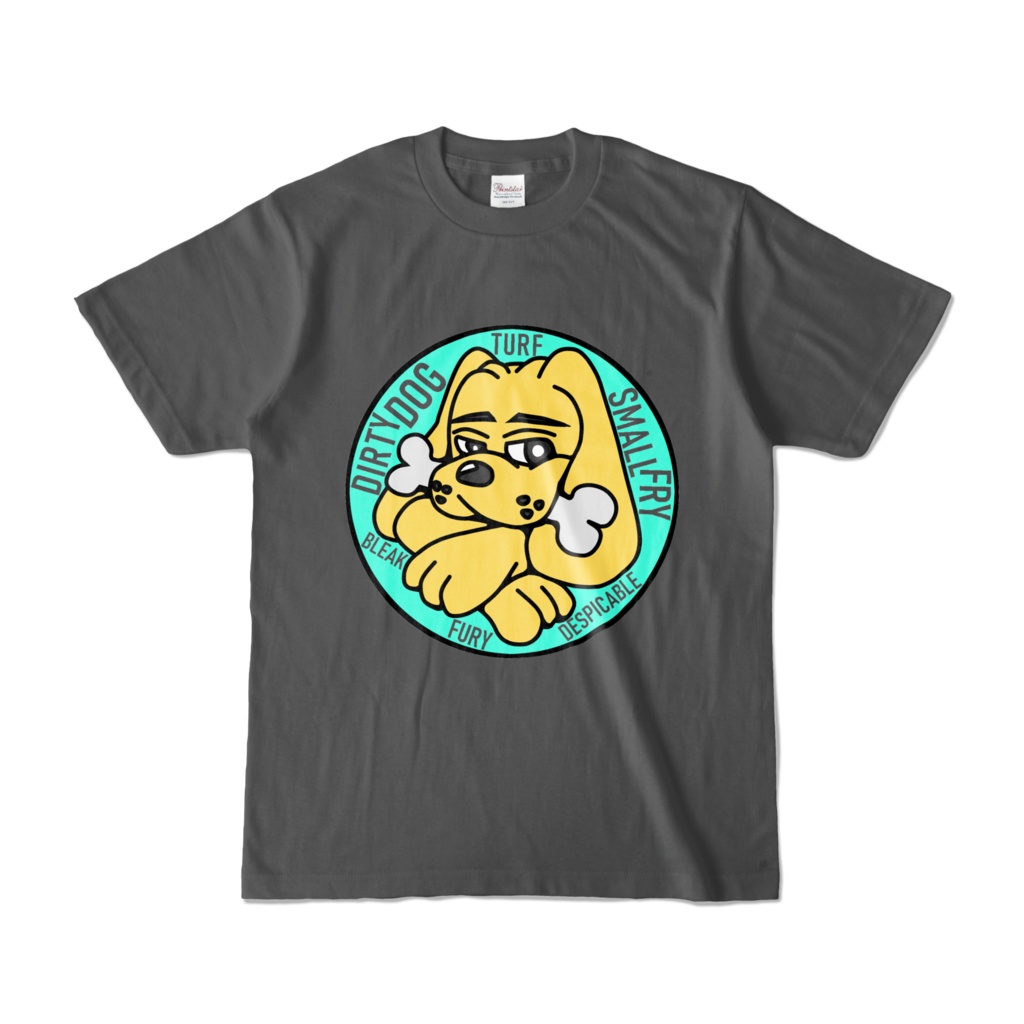 Tシャツ | チャコール | DIRTY♀ワンちゃん