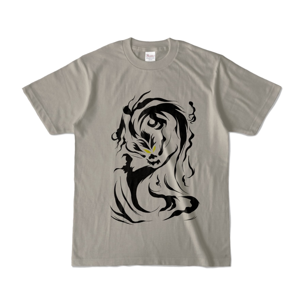 Tシャツ | シルバーグレー | 九龍☆拉麺→担担麺