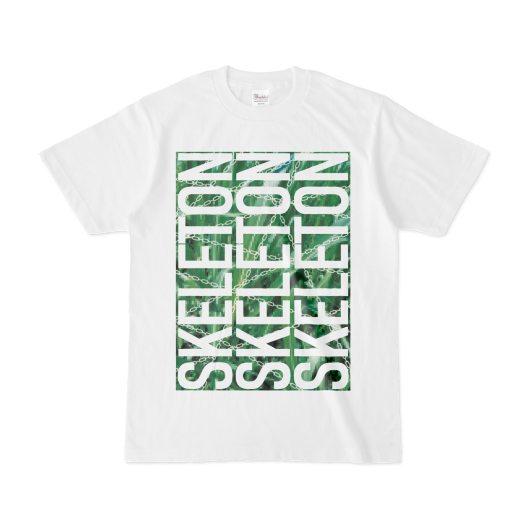 Tシャツ | ホワイト | SKELETON☆みのー