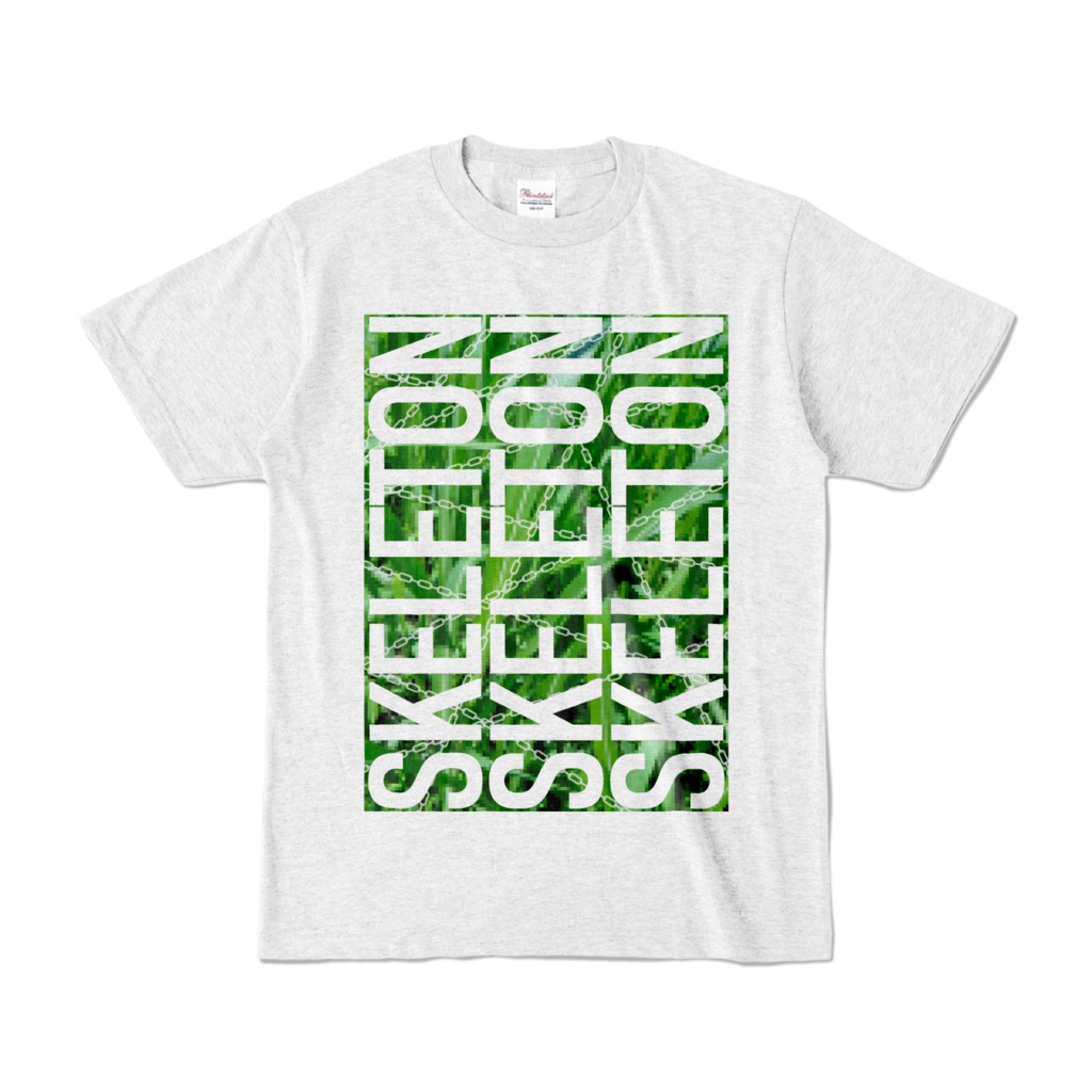Tシャツ | アッシュ | SKELETON☆みのー