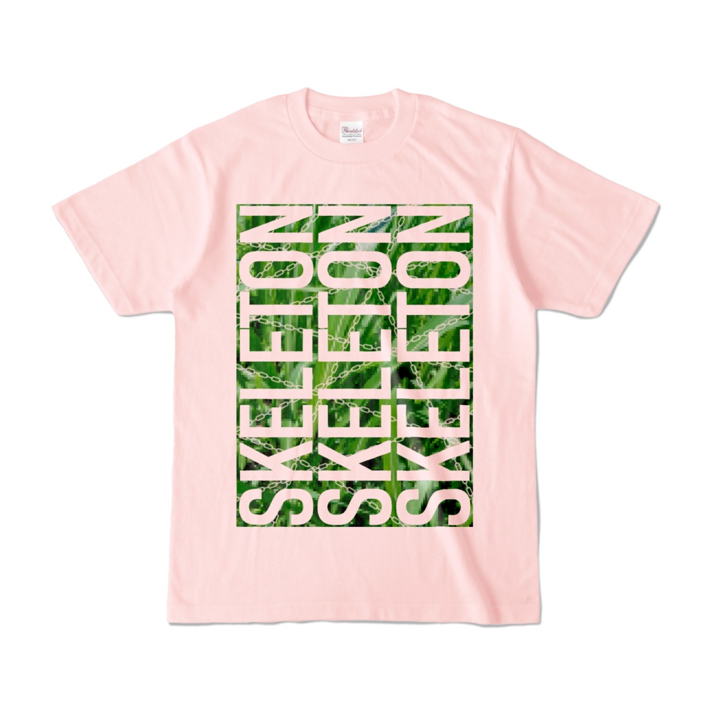 Tシャツ | ライトピンク | SKELETON☆みのー