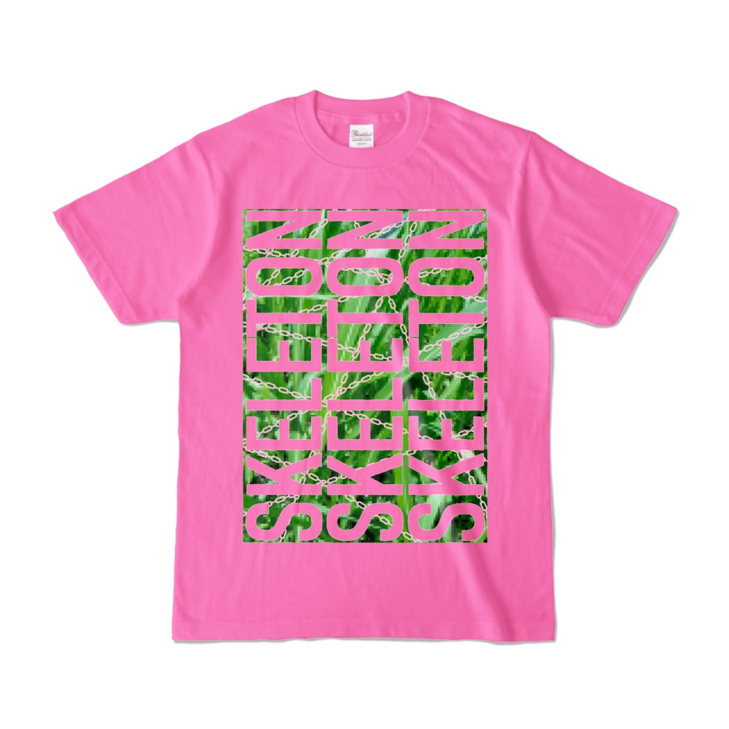 Tシャツ | ピンク | SKELETON☆みのー