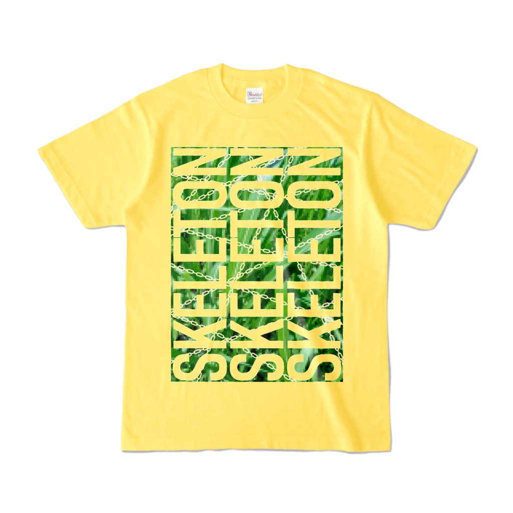Tシャツ | イエロー | SKELETON☆みのー