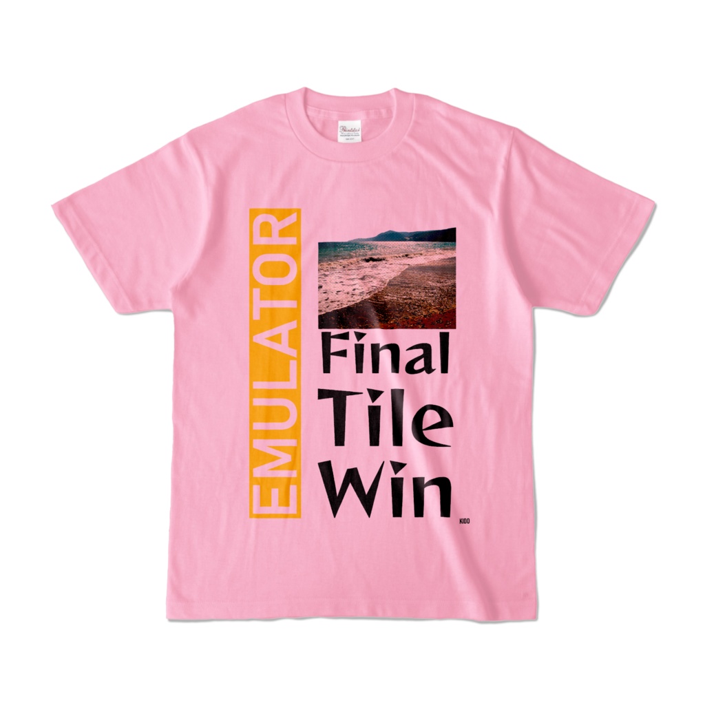Tシャツ | ピーチ | Final☆Tile☆Win☆