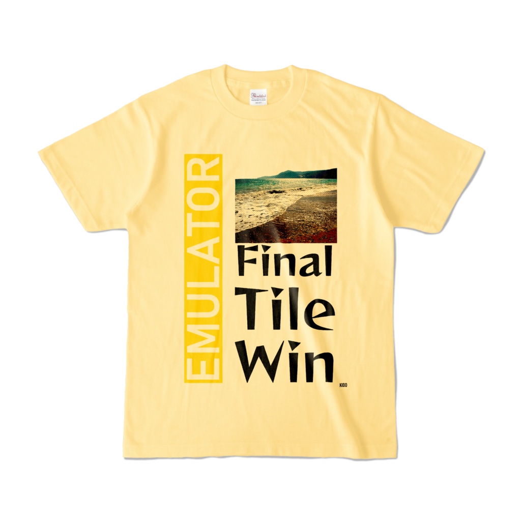 Tシャツ | ライトイエロー | Final☆Tile☆Win☆