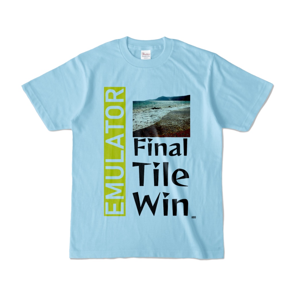 Tシャツ | ライトブルー | Final☆Tile☆Win☆