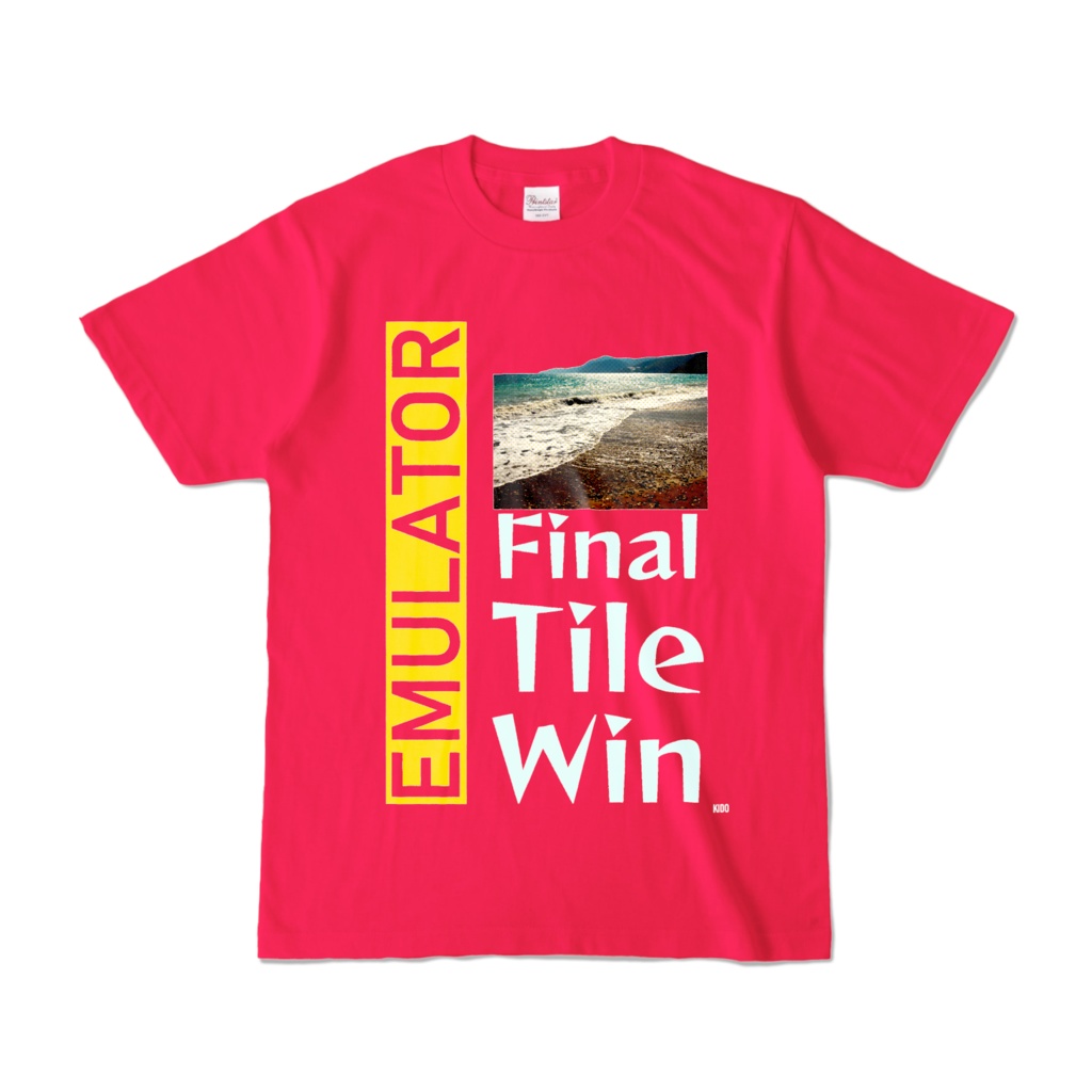 Tシャツ | ホットピンク | Final☆Tile☆Win☆