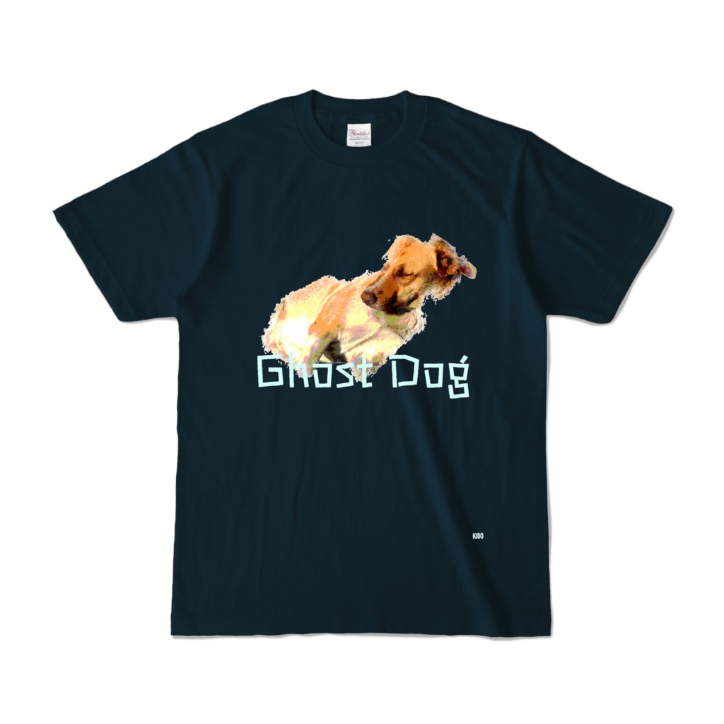 Tシャツ |  ネイビー | Ghost☆dogにゃん