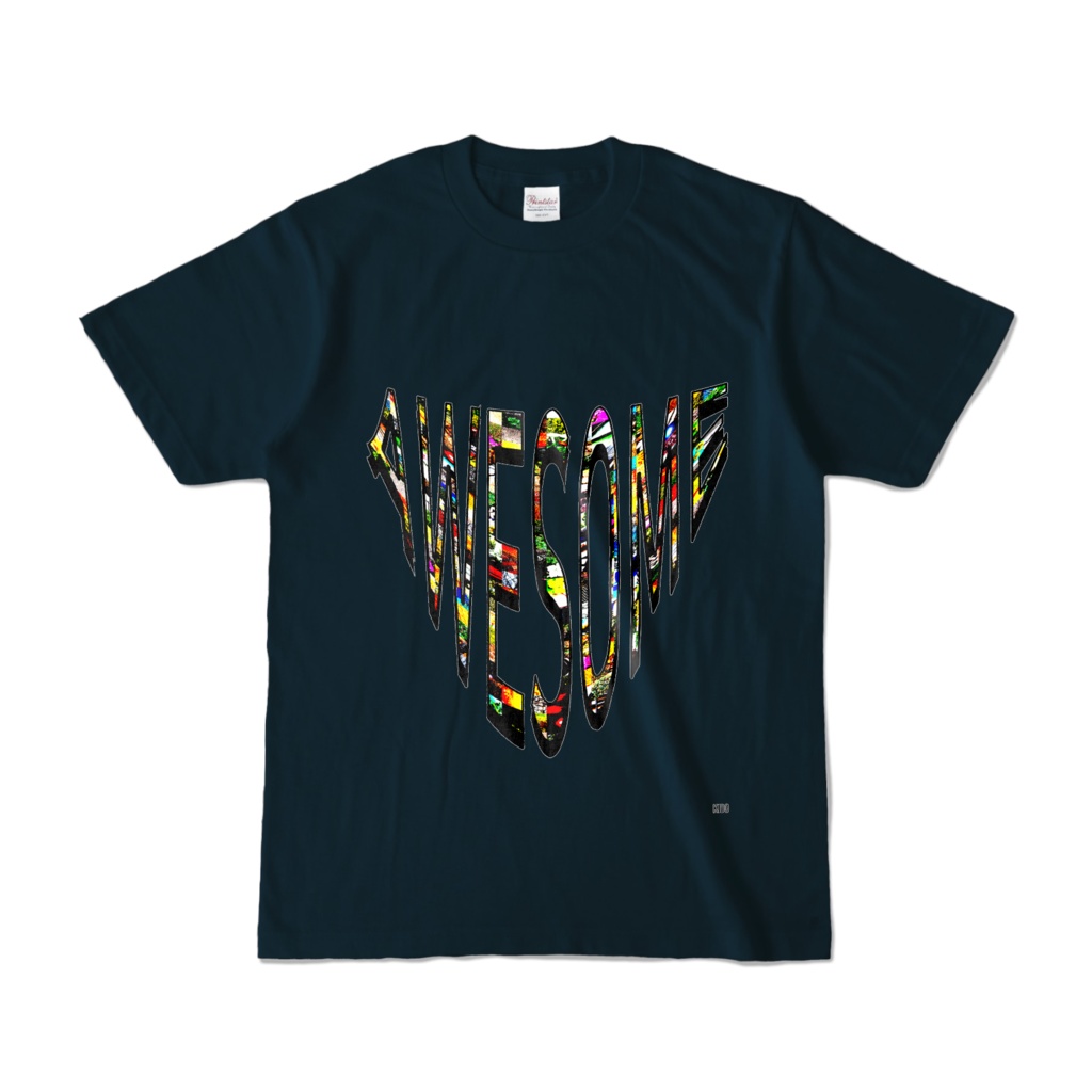 Tシャツ | ネイビー | AwesomeDeスーパーマン