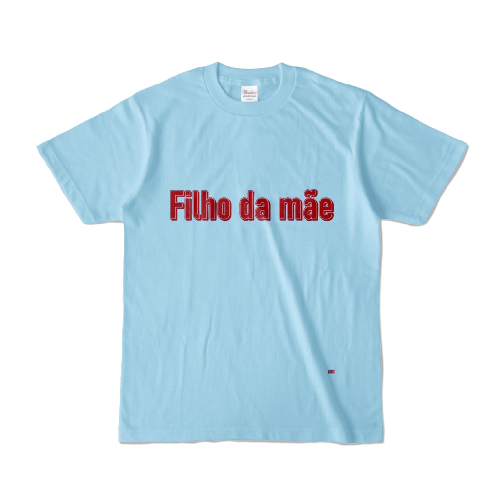 Tシャツ | ライトブルー | SIMPLE☆Filho_da_mãe