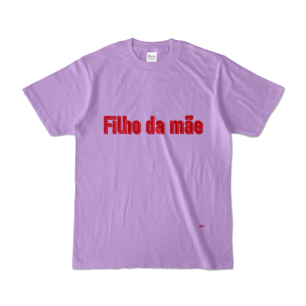 Tシャツ | ライトパープル | SIMPLE☆Filho_da_mãe