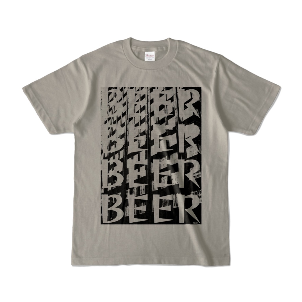 Tシャツ | シルバーグレー | ビルでBEER辛口