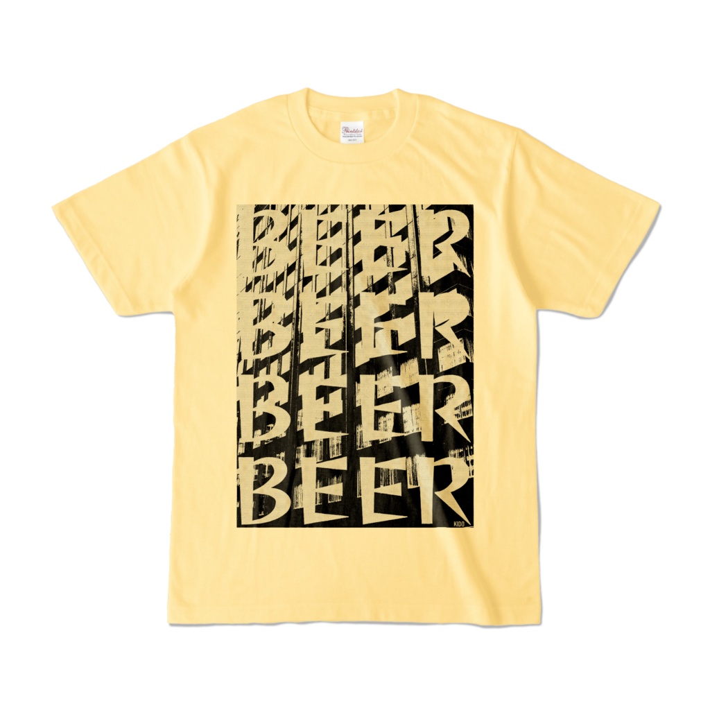 Tシャツ | ライトイエロー | ビルでBEER辛口