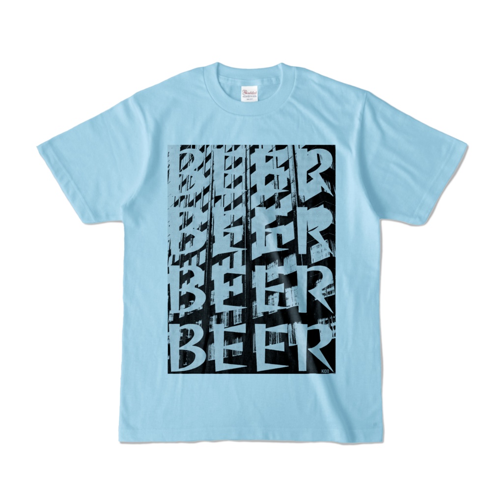 Tシャツ | ライトブルー | ビルでBEER辛口