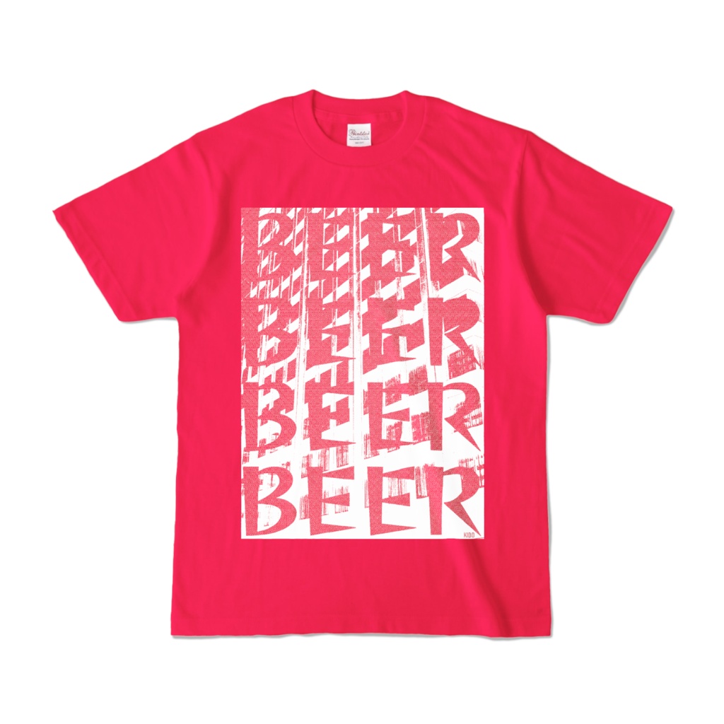 Tシャツ | ホットピンク | ビルでBEER辛口