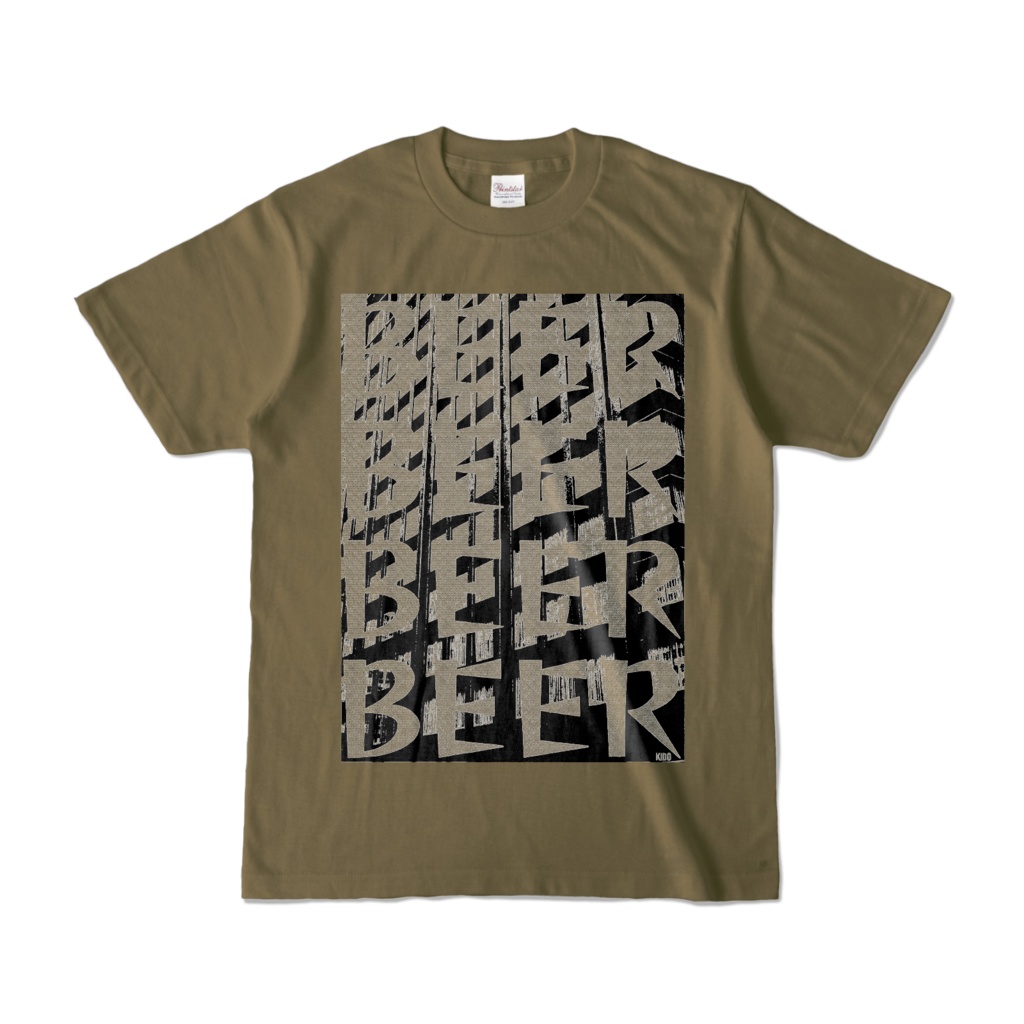 Tシャツ | オリーブ | ビルでBEER辛口