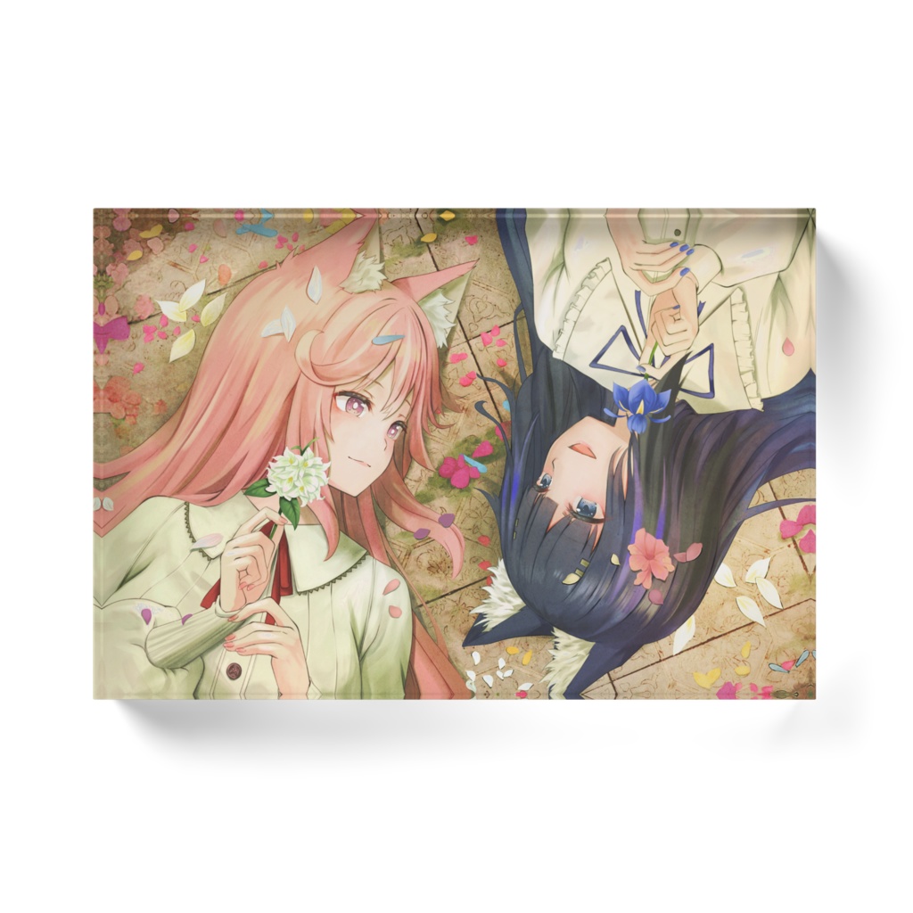 ケモ耳同窓会アクリルブロック-flos-