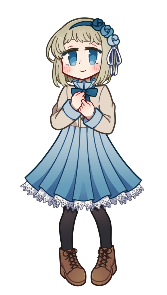 束音花DX立ち絵【MYCOEIROINK・UTAU】