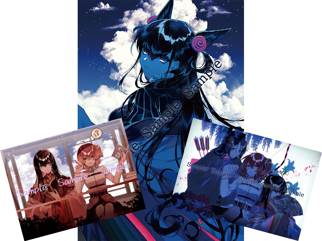 紫式部ポストカードセット 照月之都 Booth