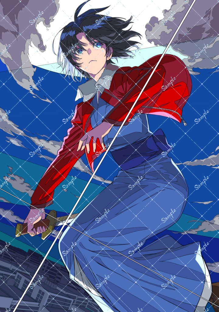 【倉庫発送】空の境界アクリルブロックbyゴンタ