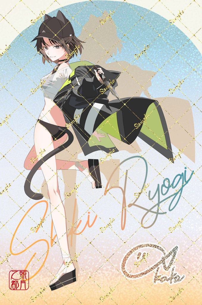 【倉庫発送】水着両儀式B2タペストリーbyおかか