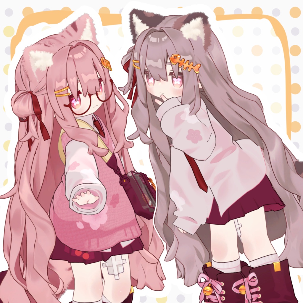【キプフェル専用】もふもふキプフェルのみみしっぽのファーテクスチャ