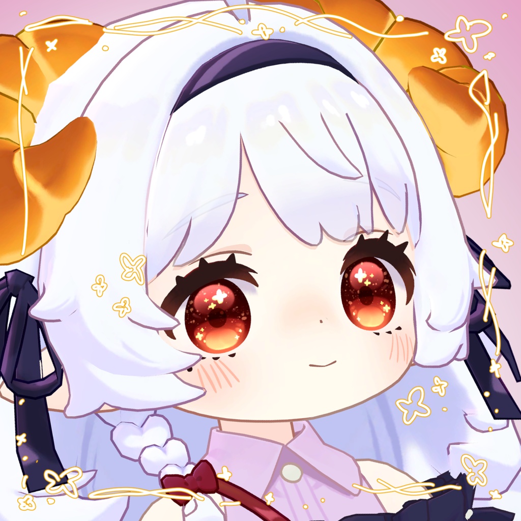 【ぽわり】【コロネ】【みみのこ】金木犀みたいなプチフラワーアイテクスチャ【光る】