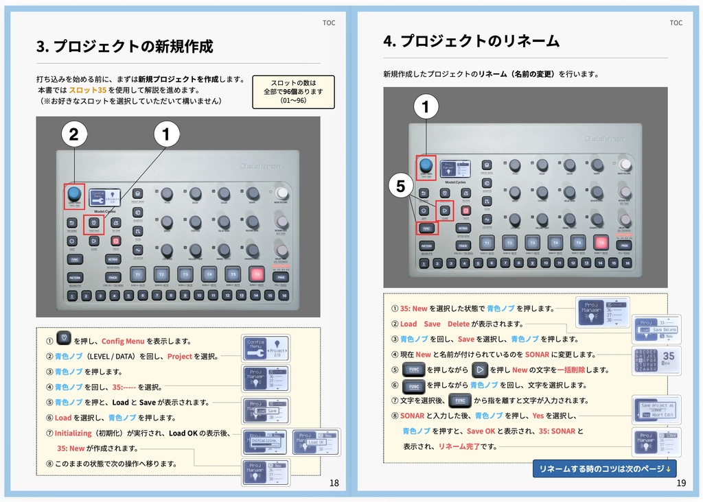 Elektron Model:Cycles パターン制作 実践ガイド 2冊セット『 導入・基本編 』『 応用編 』 | 打ち込み操作 から パフォーマンスまで