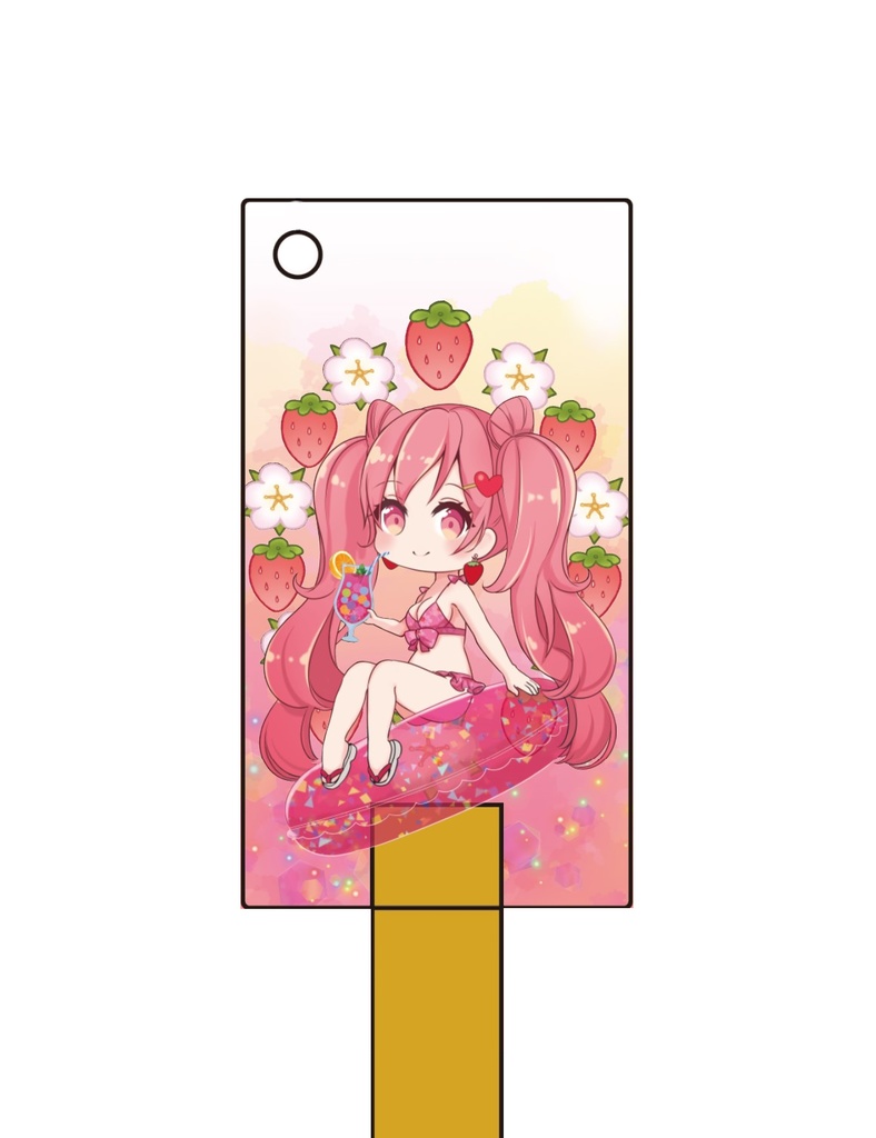 ぷちアイスアクリルキーホルダー