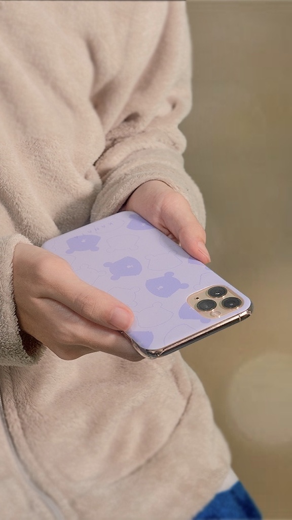 スマホケース2019『クマだらけ』ハードケース