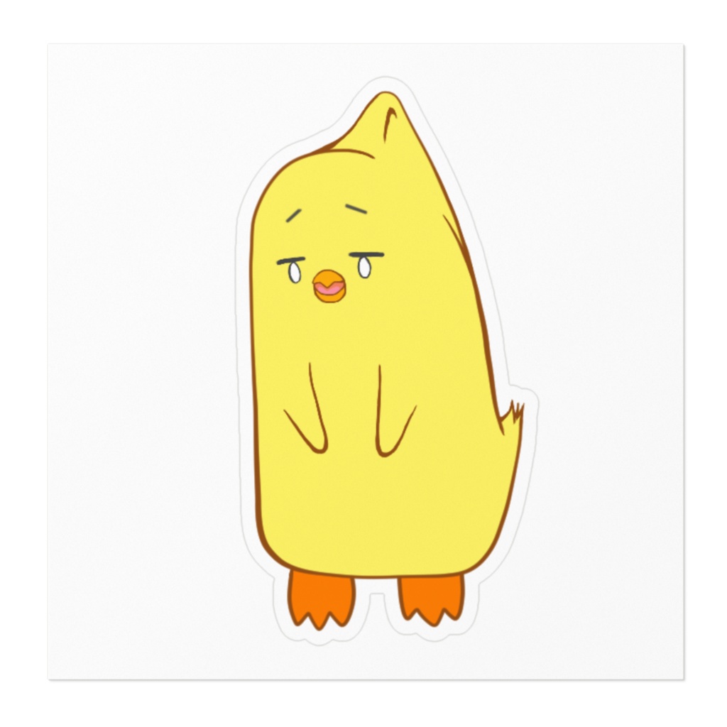 鳥井ひなのつままれステッカー