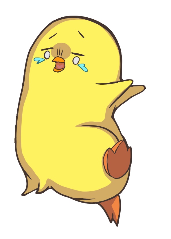 落ちるの怖いよ【アクリルキーホルダー】