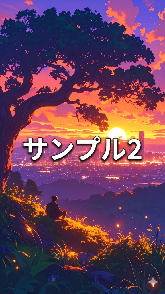 夕方の景色1(スマホ向け)
