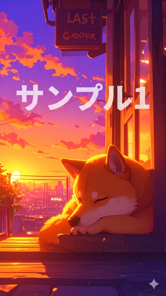 夕方の景色2(スマホ向け)