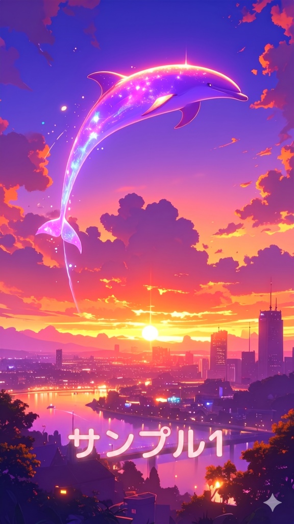 夕方の景色3(スマホ向け)