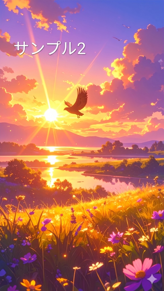 夕方の景色3(スマホ向け)