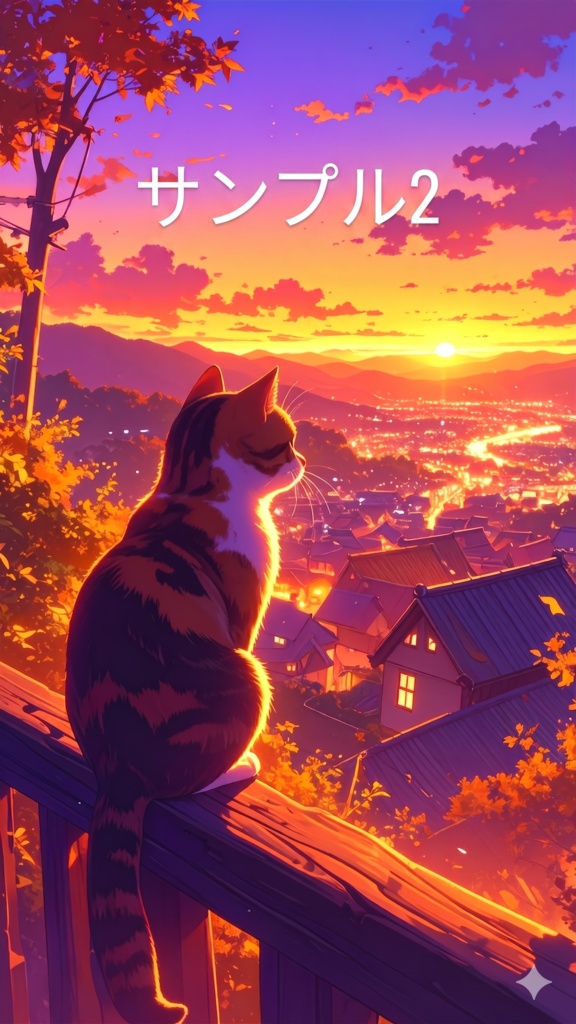 夕方の景色4(スマホ向け)